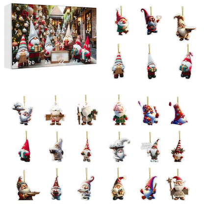 Cute Gnome Acrylic Hanging Ornament Christmas Blind Box