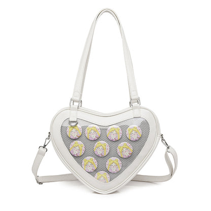 Cute Heart Shaped Messenger Bag