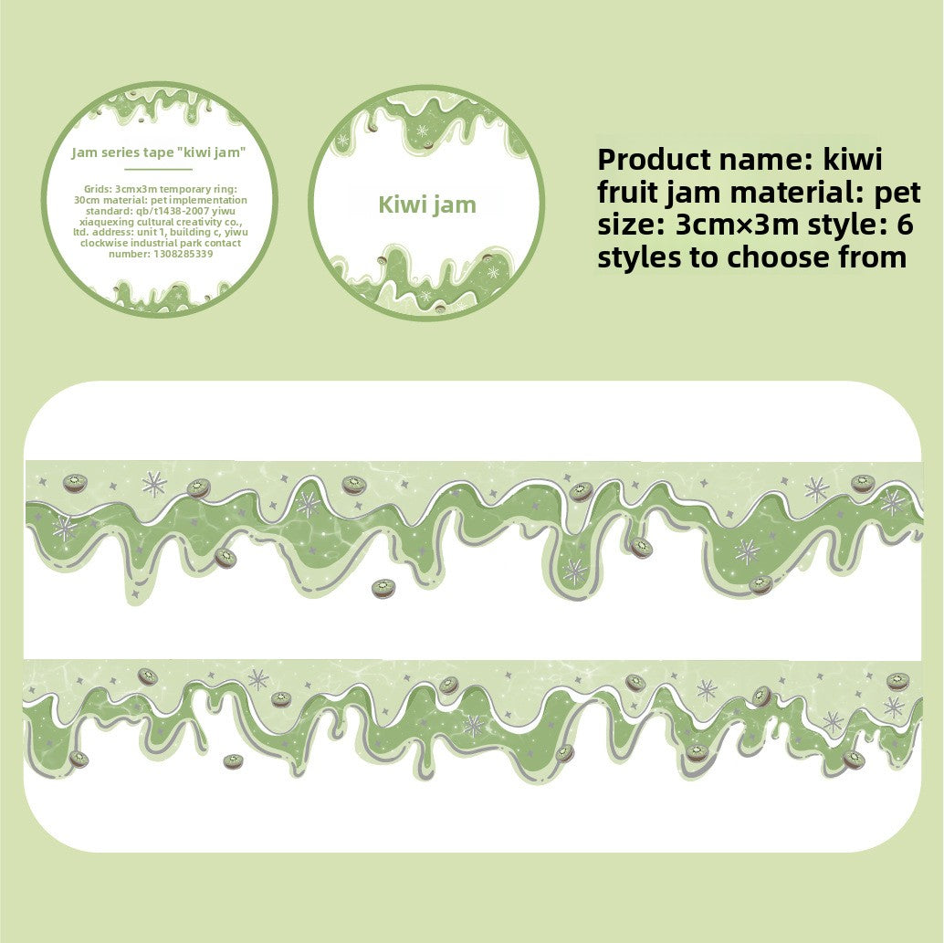 Cute Jam Theme Washi Tape