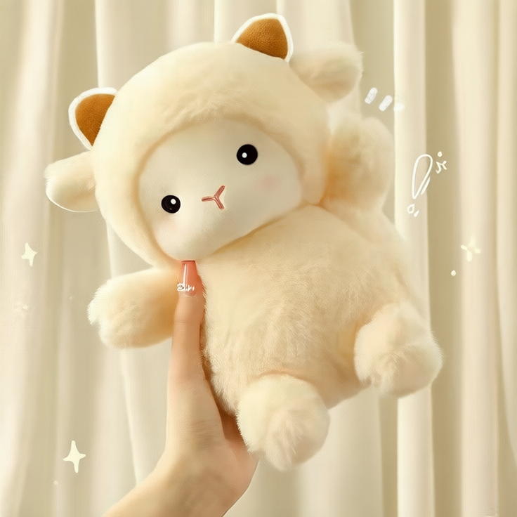 Cute lamb plush toy