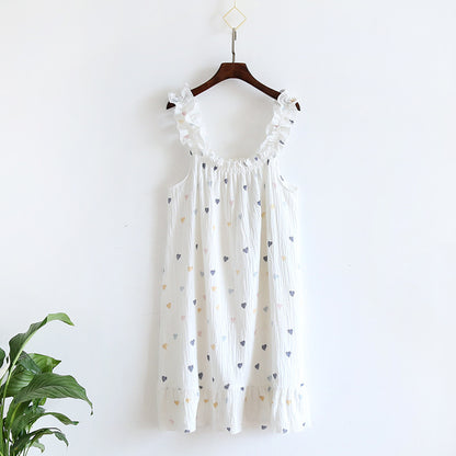 Cute long dress home clothes