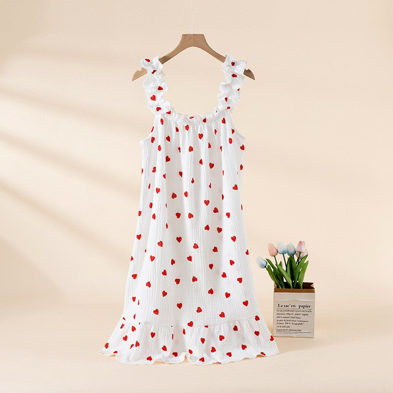 Cute long dress home clothes
