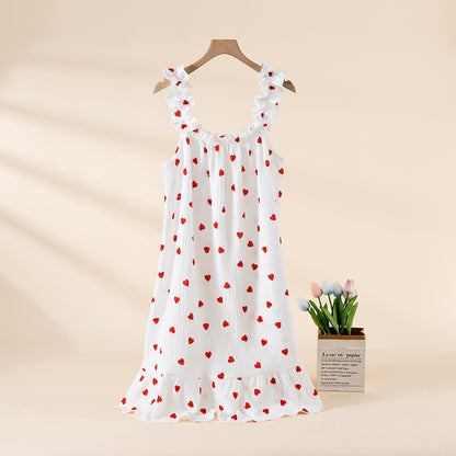 Cute long dress home clothes