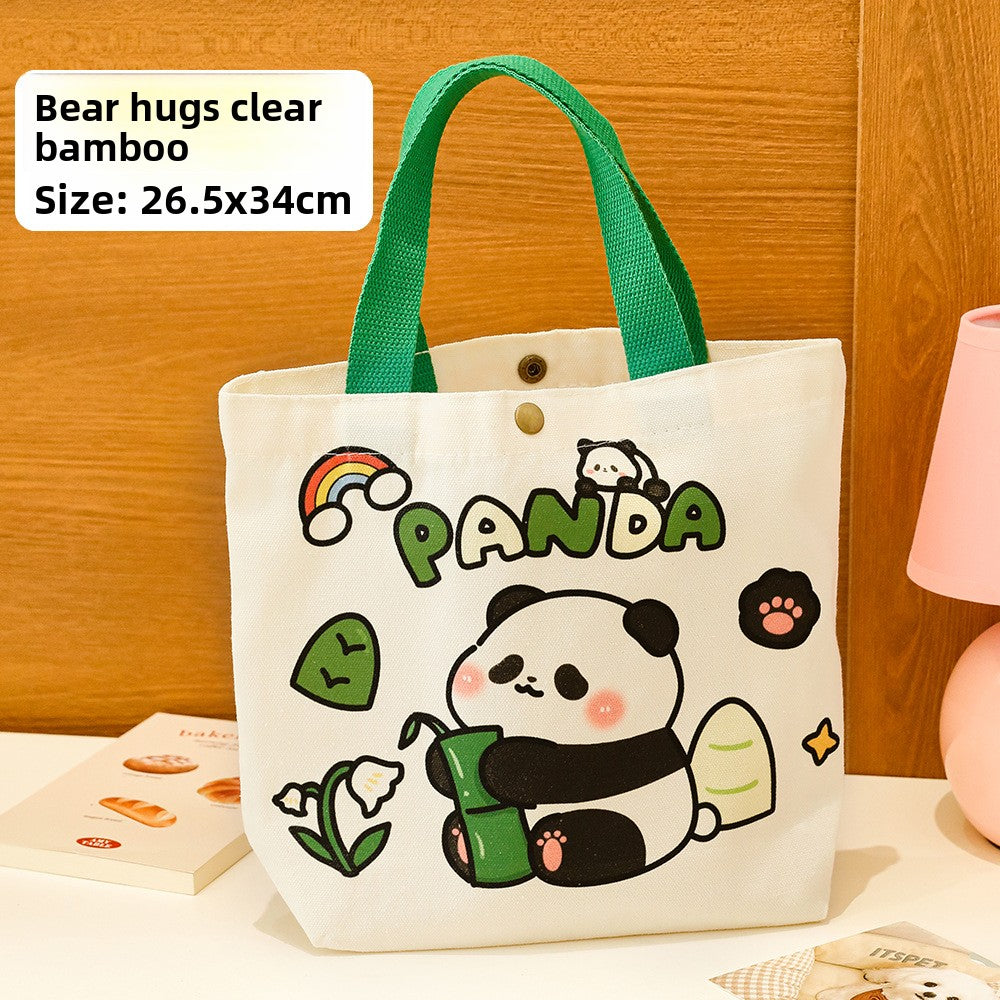 Cute Panda Canvas Bag