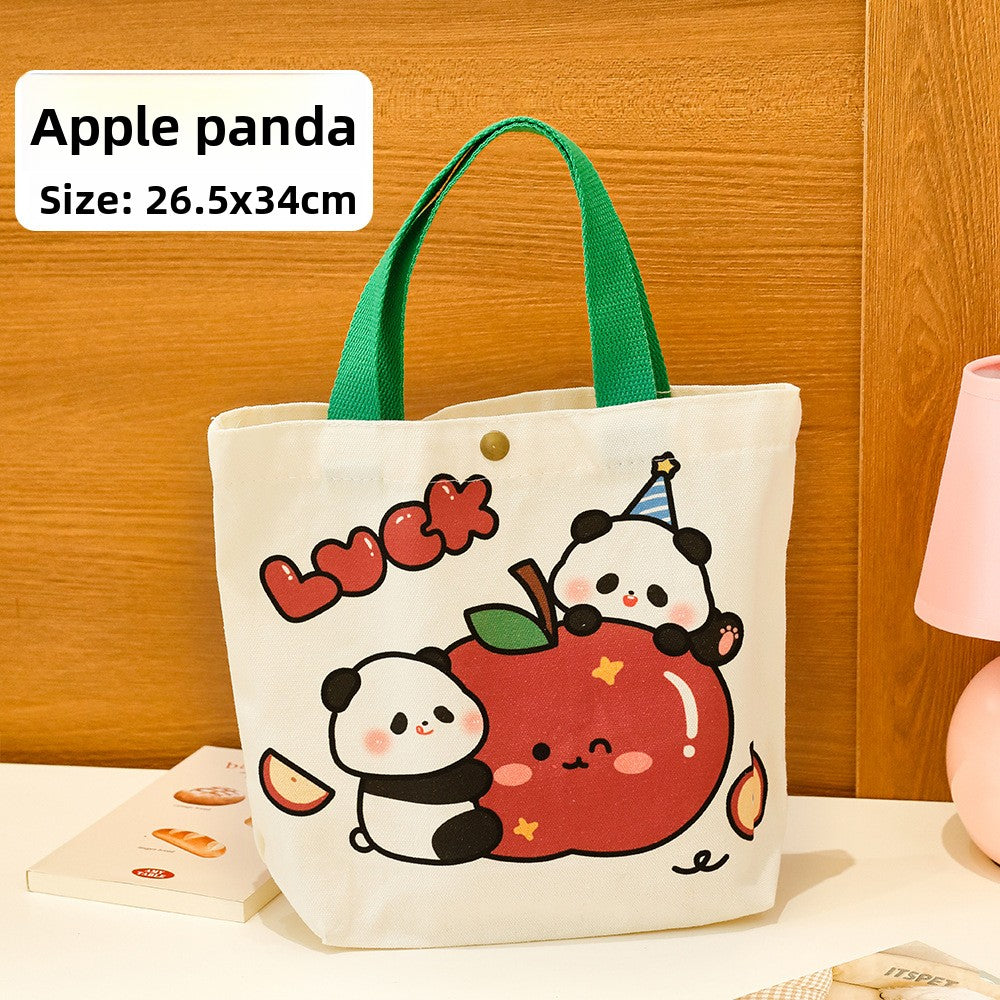 Cute Panda Canvas Bag