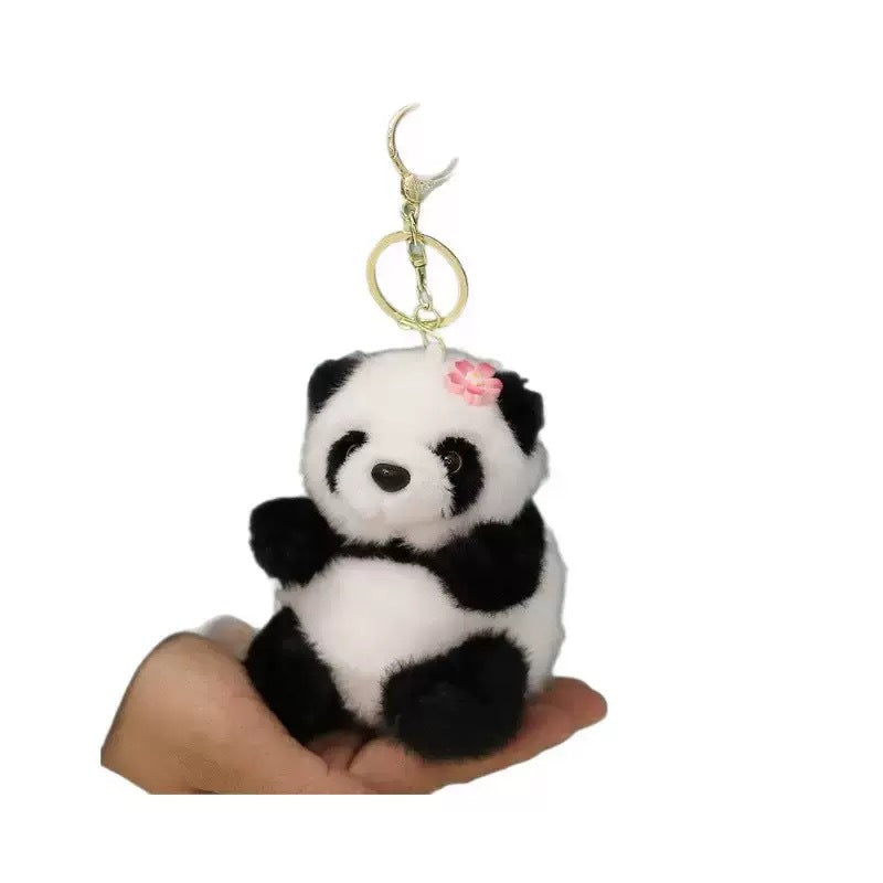 Cute Panda Plush Backpack Pendant