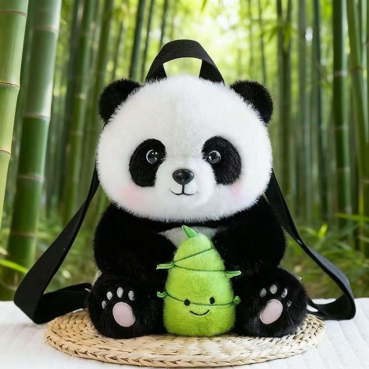 Cute Panda Plush Toy Backpack