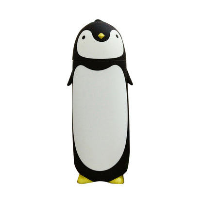 Cute Penguin Double-Layer Glass Cup