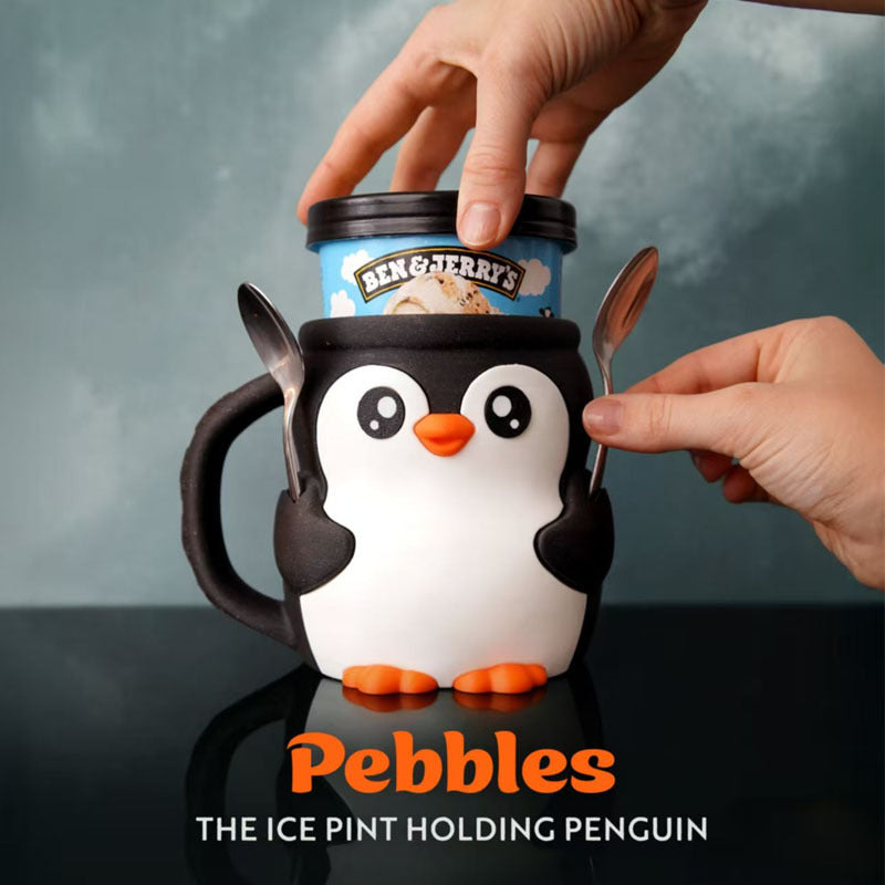 Cute Penguin Ice Cream Holder
