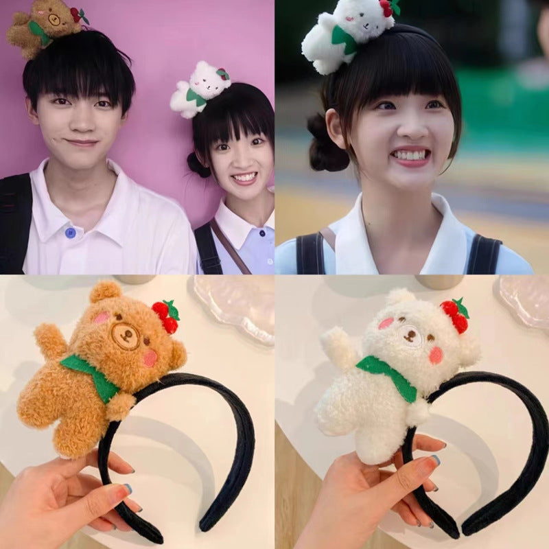 Cute Plush Bear Headband