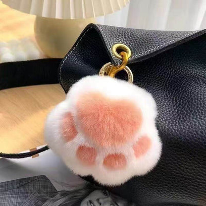 Cute Plush Bunny Keychain Charm