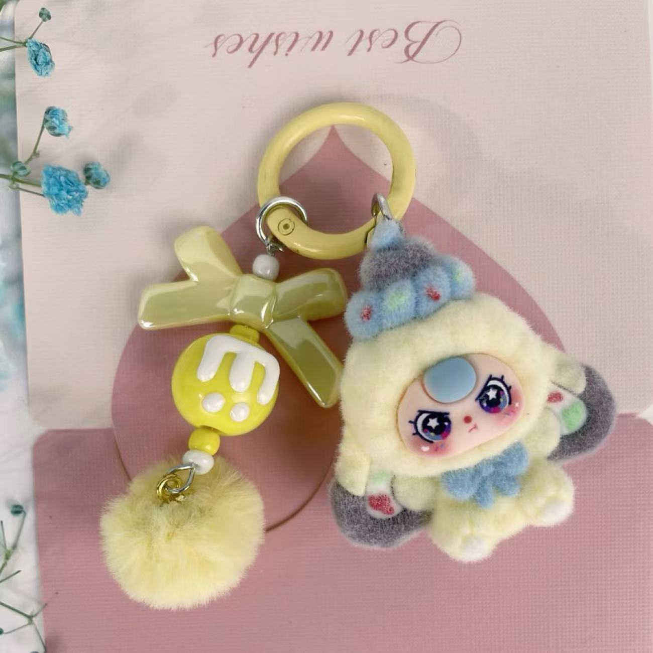 Cute Plush Cartoon Keychain