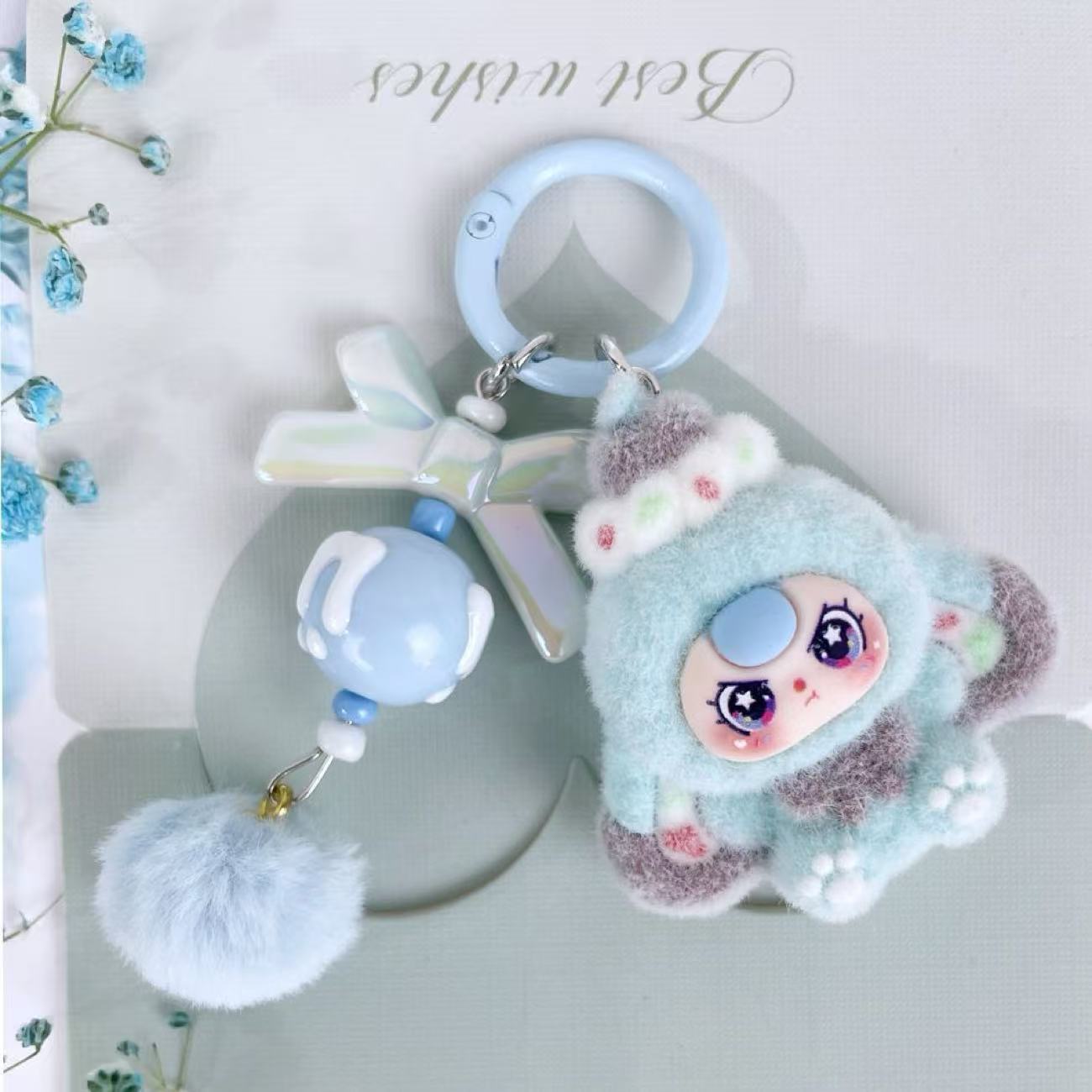 Cute Plush Cartoon Keychain