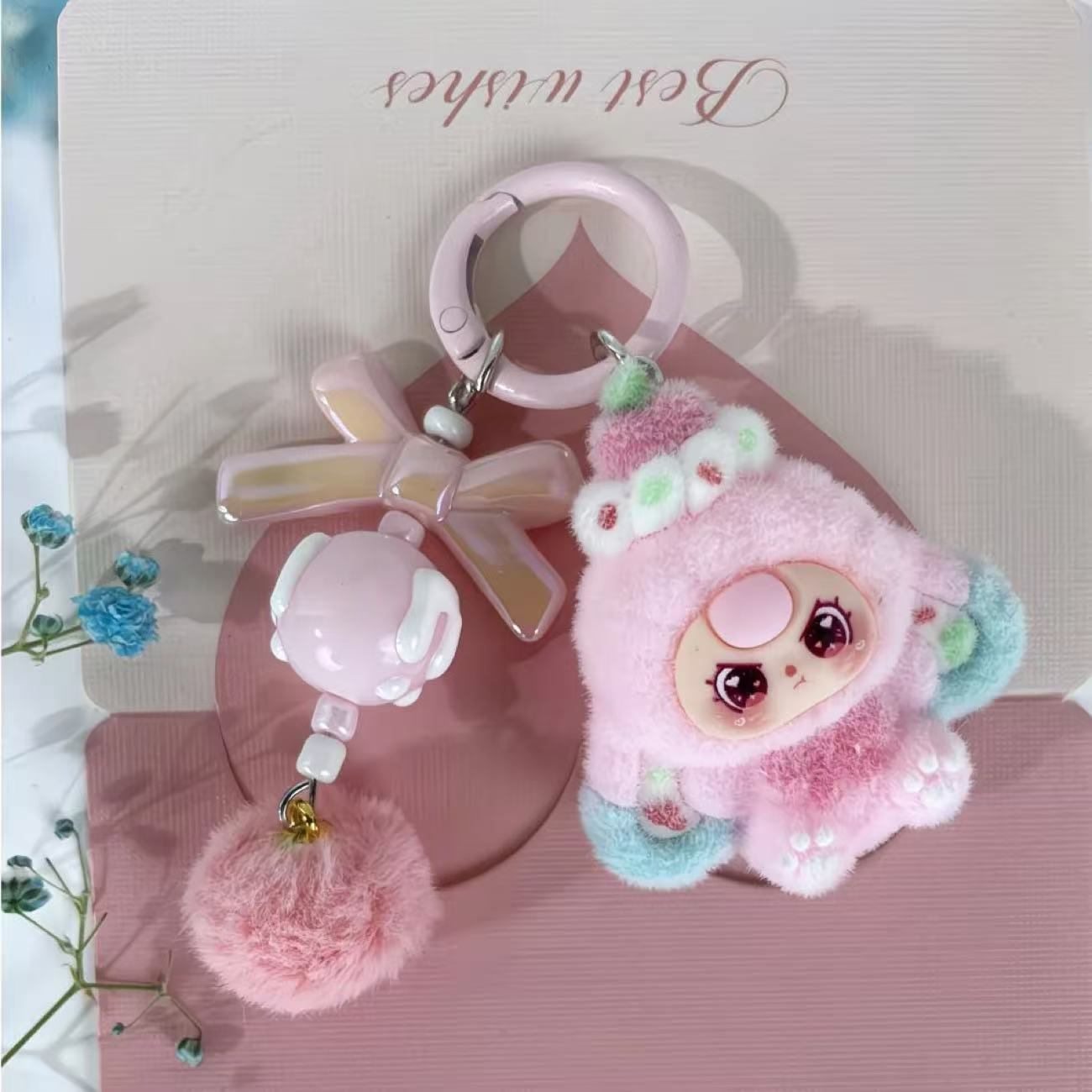 Cute Plush Cartoon Keychain