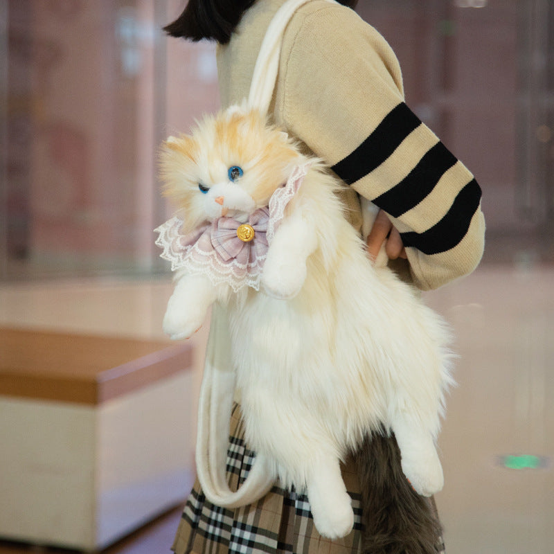 Cute Plush Doll Backpack for School and Gifts