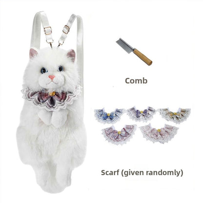 Cute Plush Doll Backpack for School and Gifts