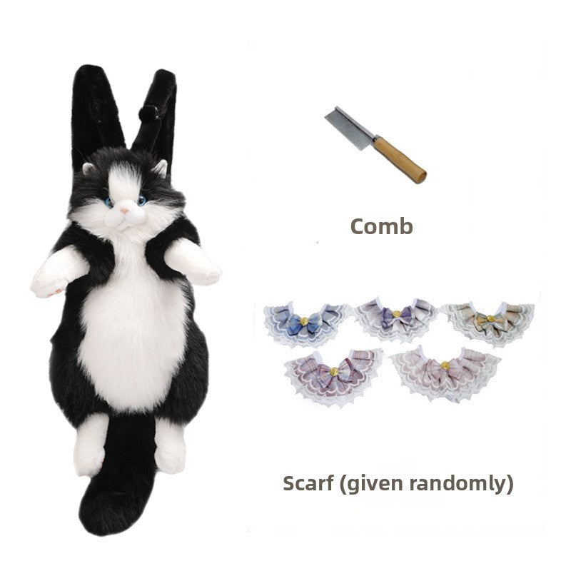 Cute Plush Doll Backpack for School and Gifts