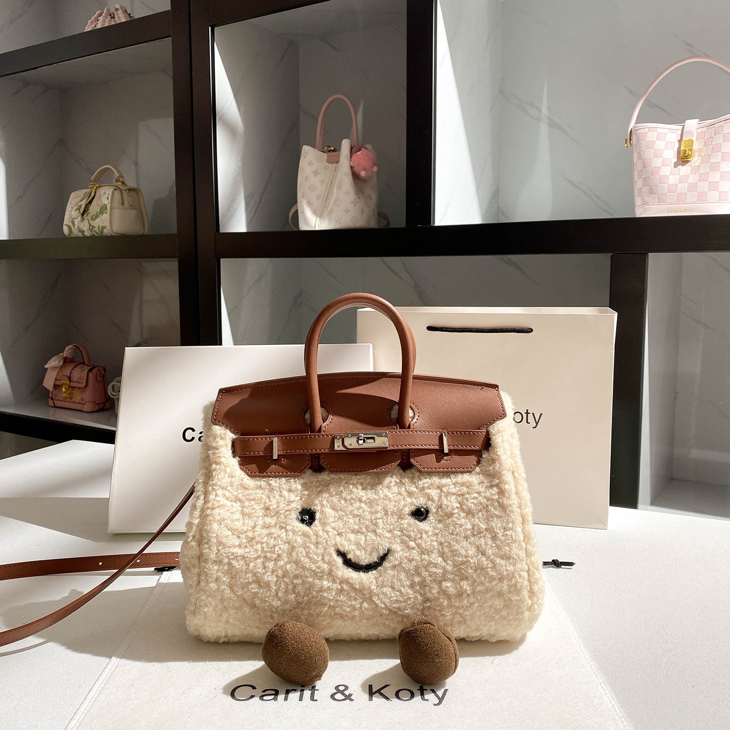 Cute Plush Mini Crossbody Bag