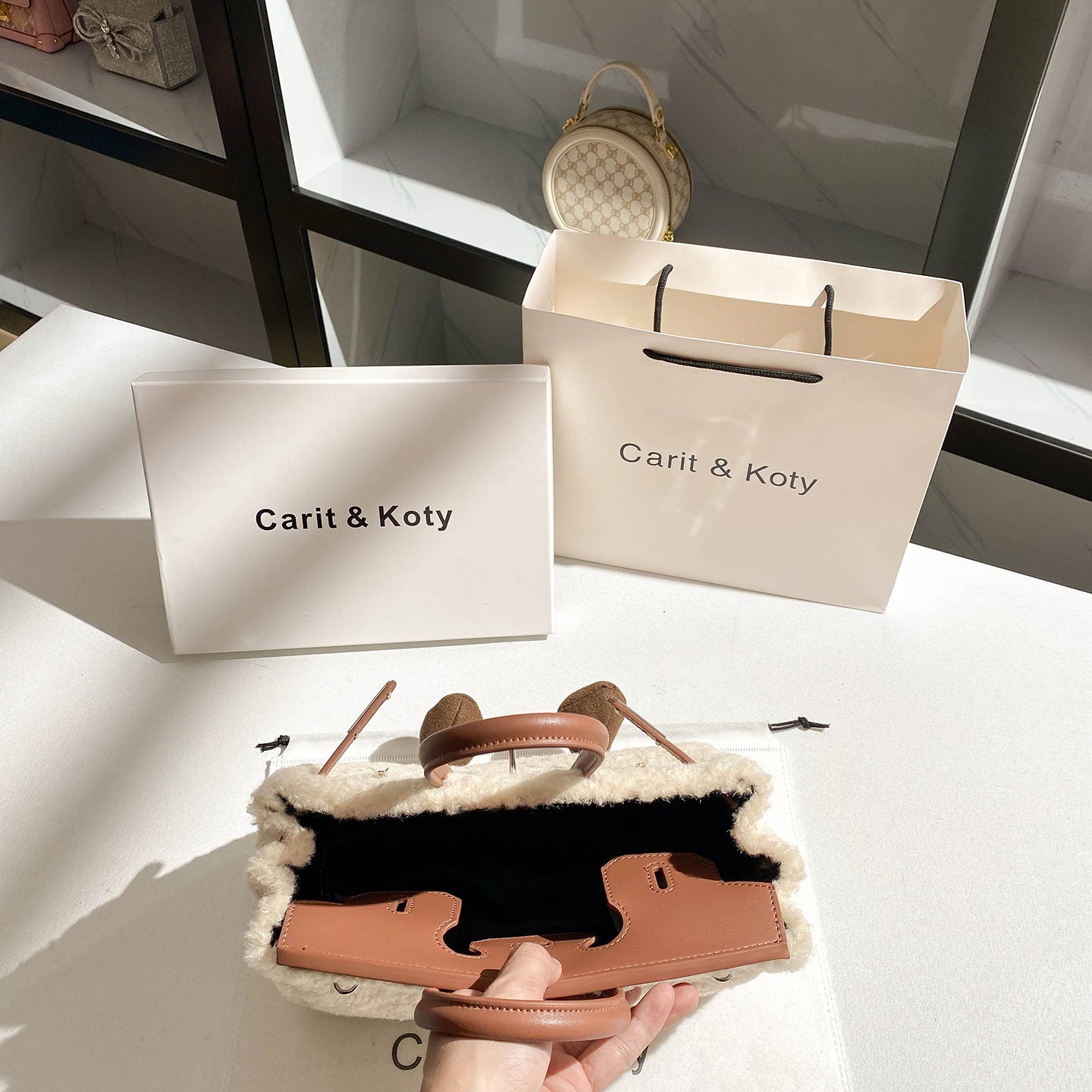 Cute Plush Mini Crossbody Bag