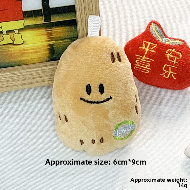Cute Potato Plush Doll Keychain Pendant
