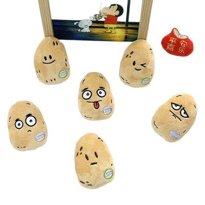 Cute Potato Plush Doll Keychain Pendant