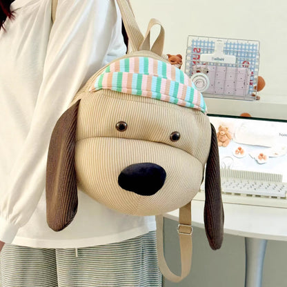 Cute Puppy Plush Backpack for Kids