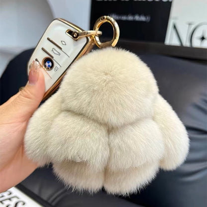 Cute Rabbit Fur Keychain