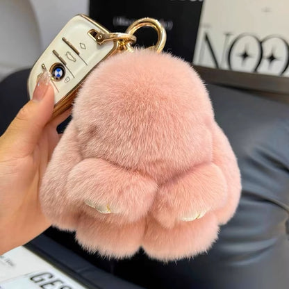 Cute Rabbit Plush Keychain