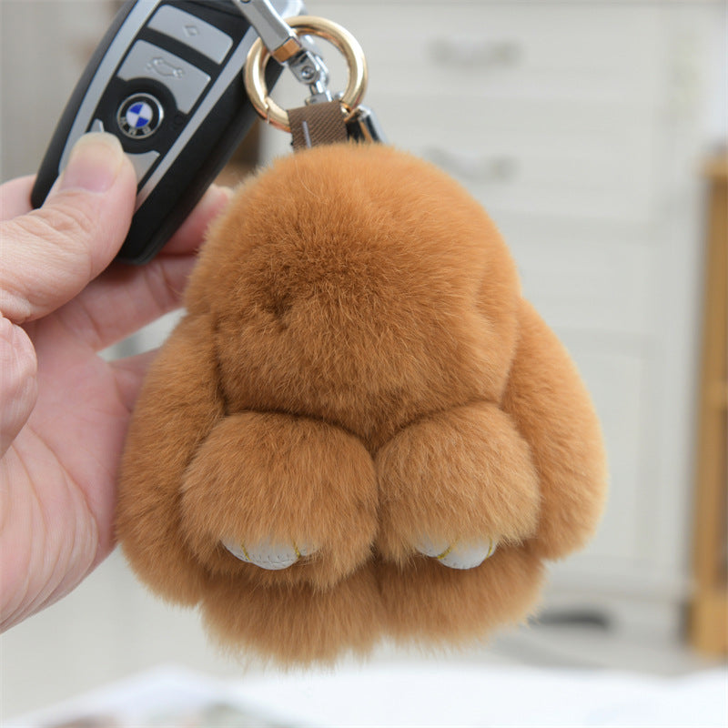 Cute Rabbit Plush Keychain Pendant