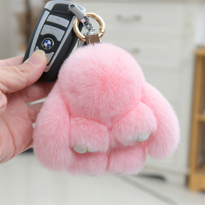 Cute Rabbit Plush Keychain Pendant