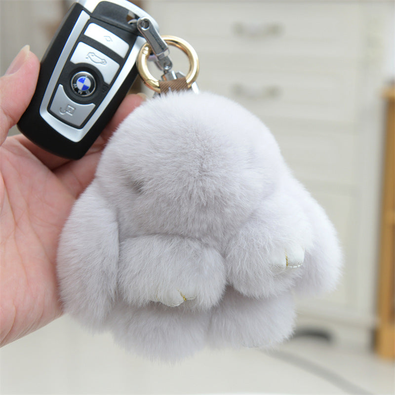 Cute Rabbit Plush Keychain Pendant