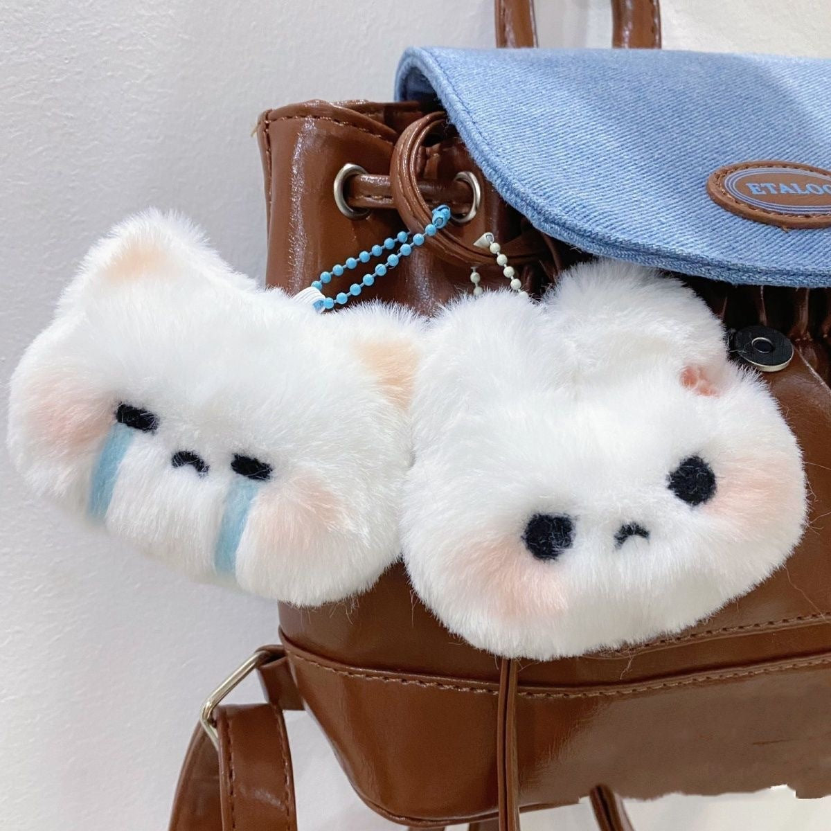 Cute Rabbit Plush Keychain Pendant