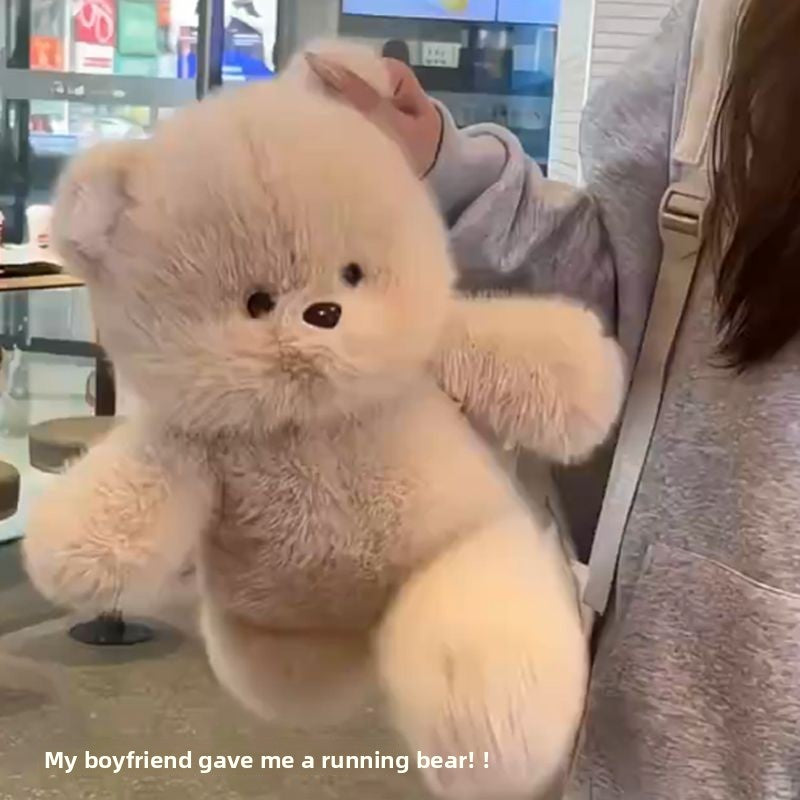 Cute Running Bear Plush Toy
