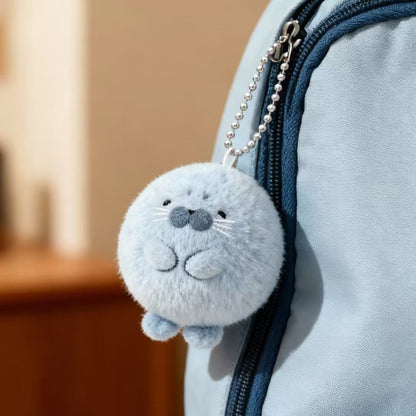 Cute Seal Plush Phone Charm