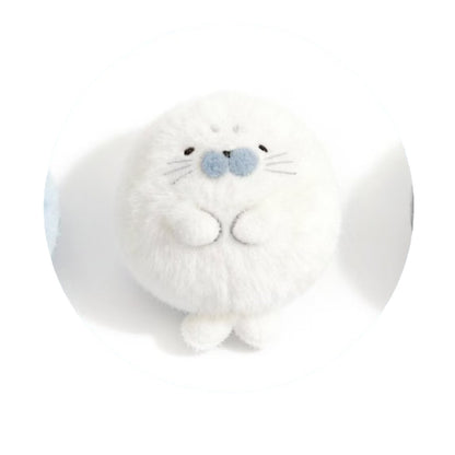 Cute Seal Plush Phone Charm