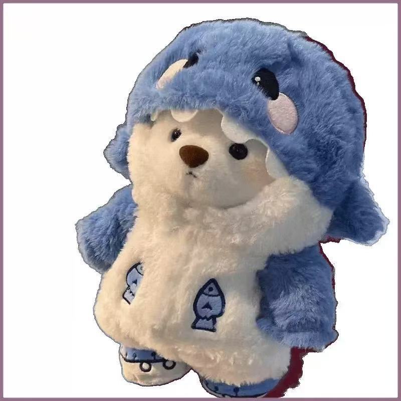 Cute shark transforms into a little bear
