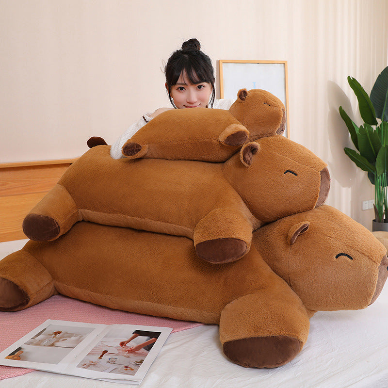 Cute soft capybara pillow