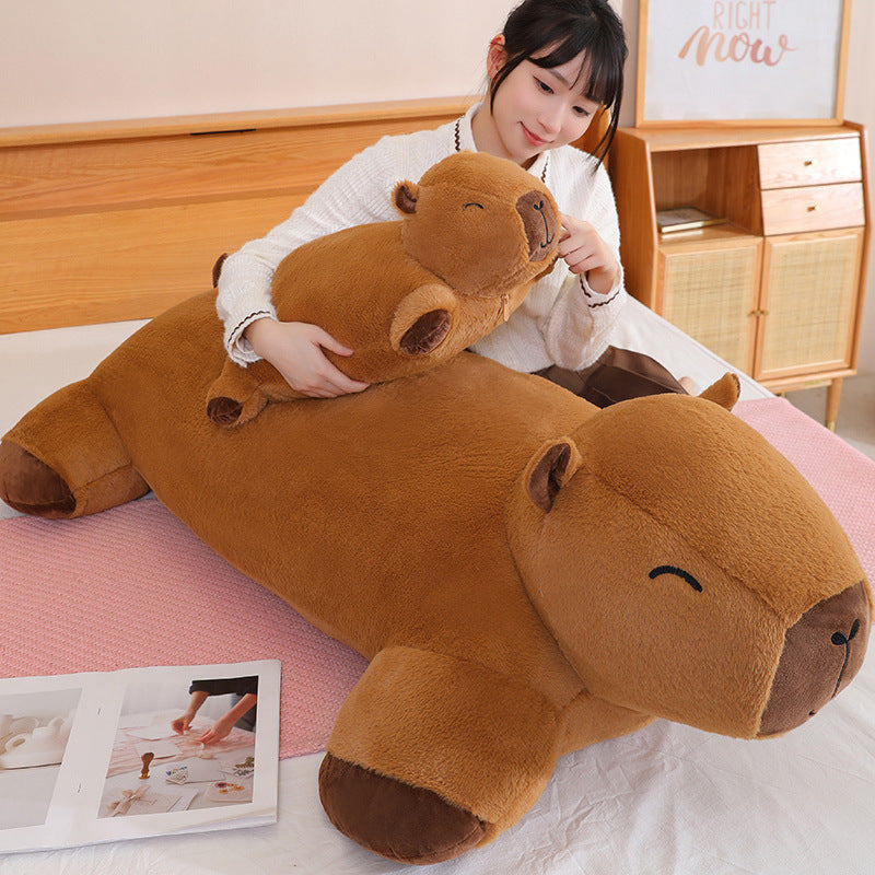 Cute soft capybara pillow