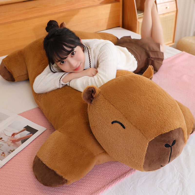 Cute soft capybara pillow