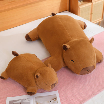 Cute soft capybara pillow