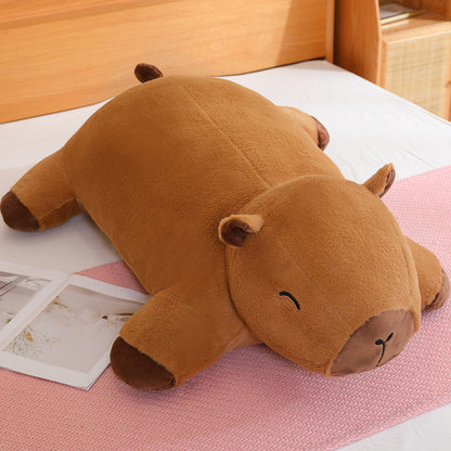 Cute soft capybara pillow
