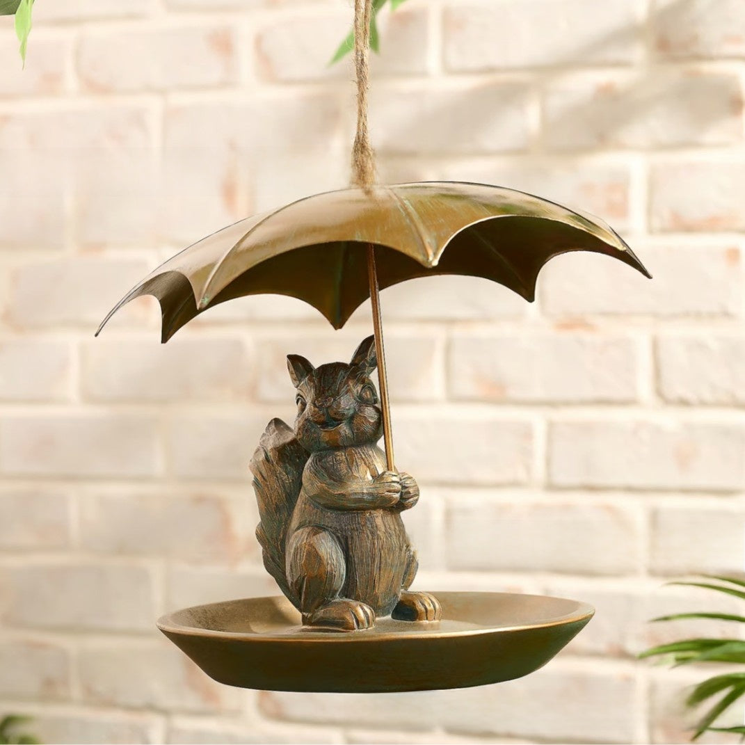 Cute Squirrel Bird Feeder