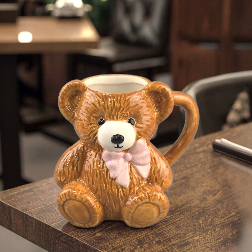 Cute teddy bear mug