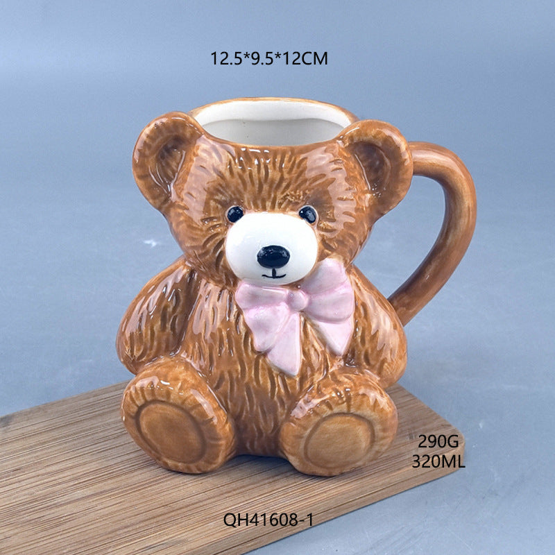 Cute teddy bear mug