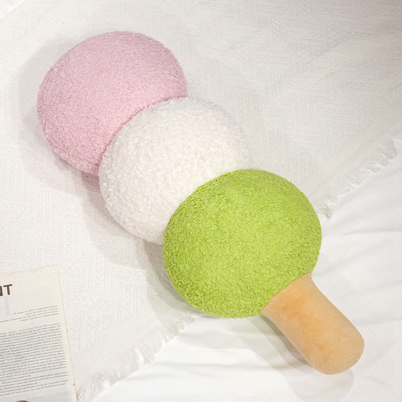 Cute Three-Color Dumpling Pillow