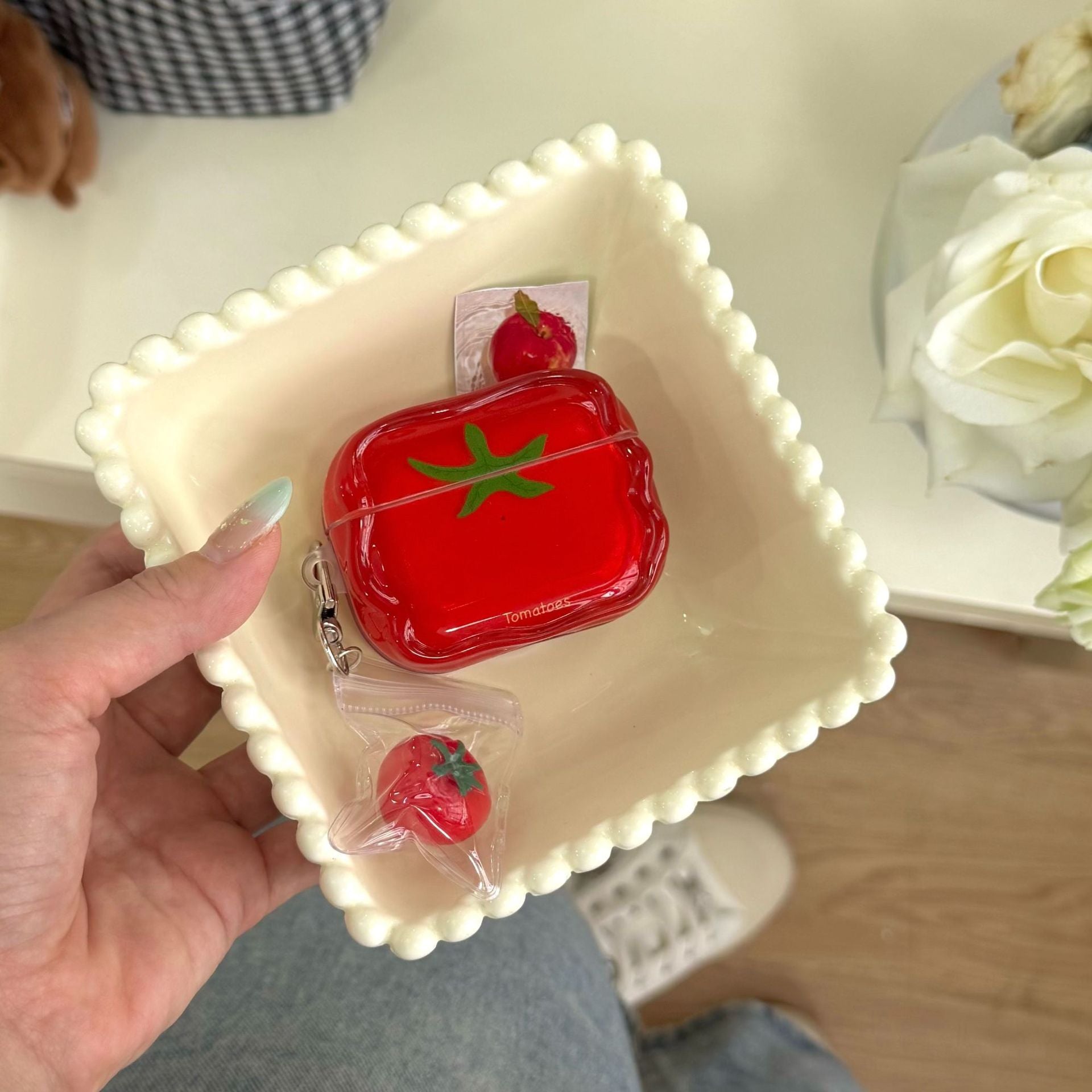 Cute Tomato AirPods Protective Cover