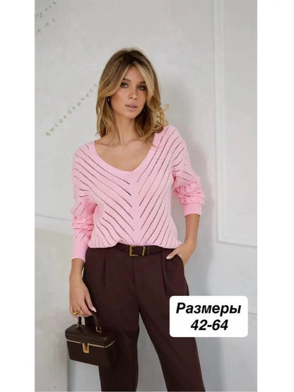 Cutout Long Sleeve Sweater