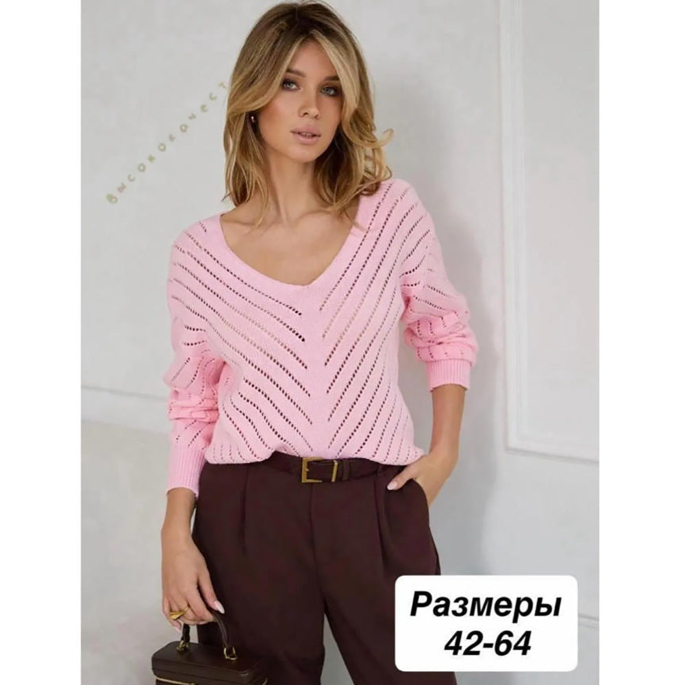 Cutout Long Sleeve Sweater