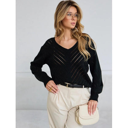 Cutout Long Sleeve Sweater