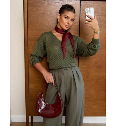 Cutout Long Sleeve Sweater